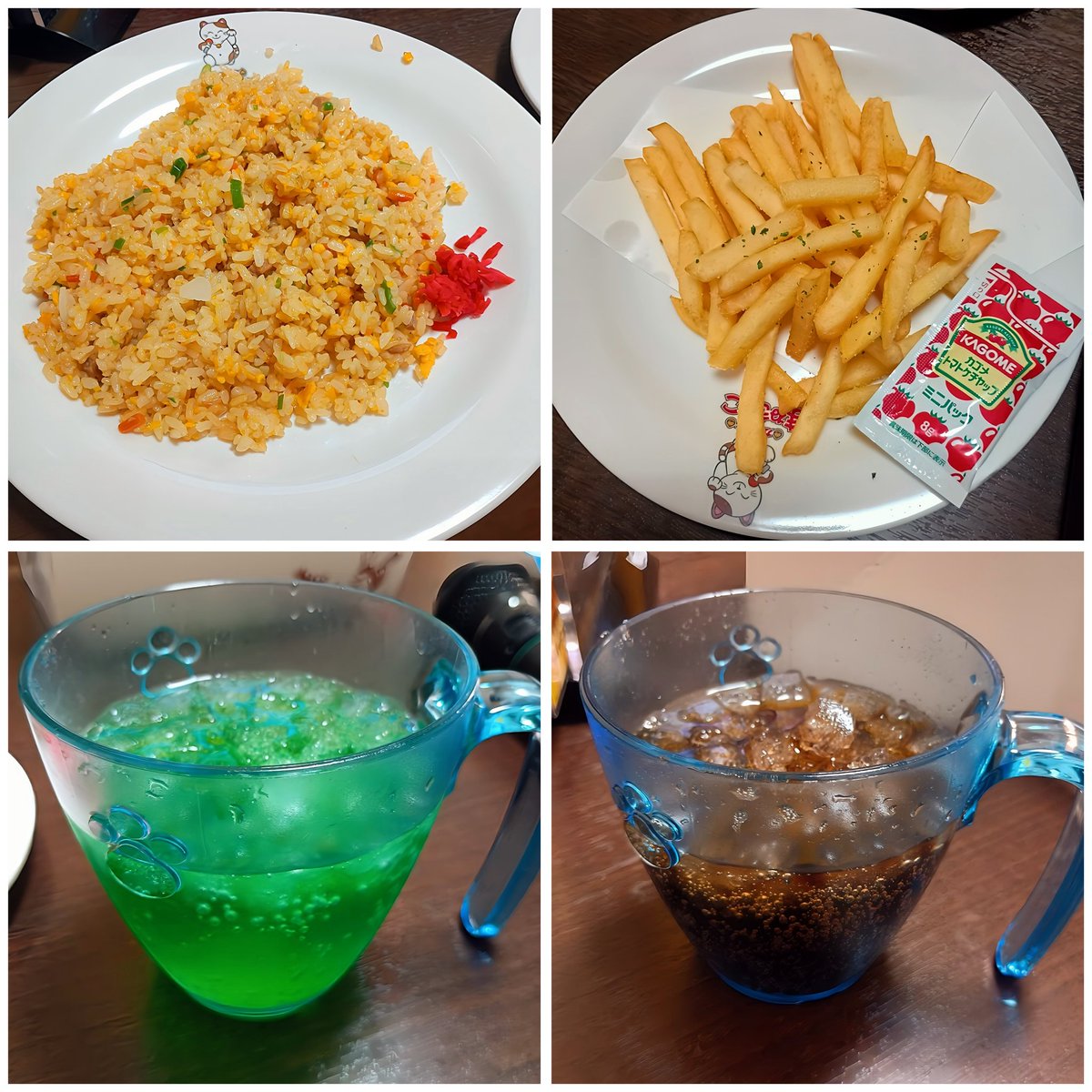 YuanTian40313's tweet image. 今日はお友達とまねきねこ🎤🐱で
カラオケランチをしました🍽️
持ち込み可能店なのでいつもお世話に
なってる #レーヴモンブラン の
ケーキで楽しみました🥰
ランチはチャーハンとポテトです🍟
ドリンクバーも付けました🥤

#カラオケまねきねこ
#カラオケランチ
#レーヴモンブラン
#ドリンクバー