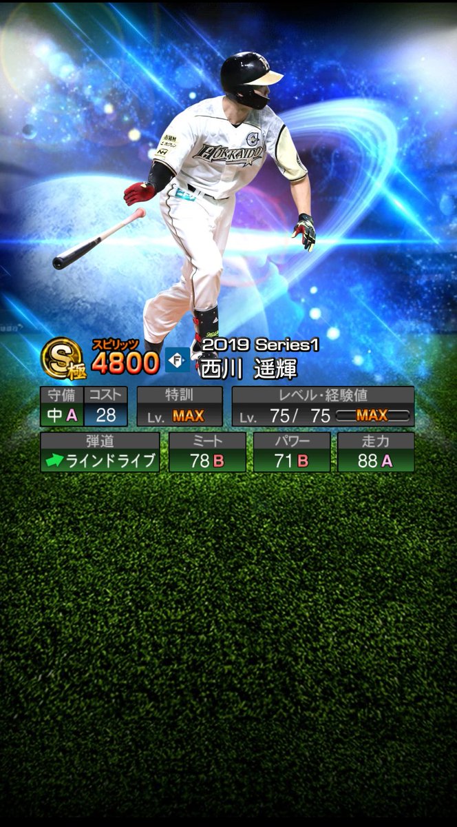 現在東京ヤクルトスワローズでプレーしている西川遥輝の北海道日本ハムファイターズの時代のコラ画像です！