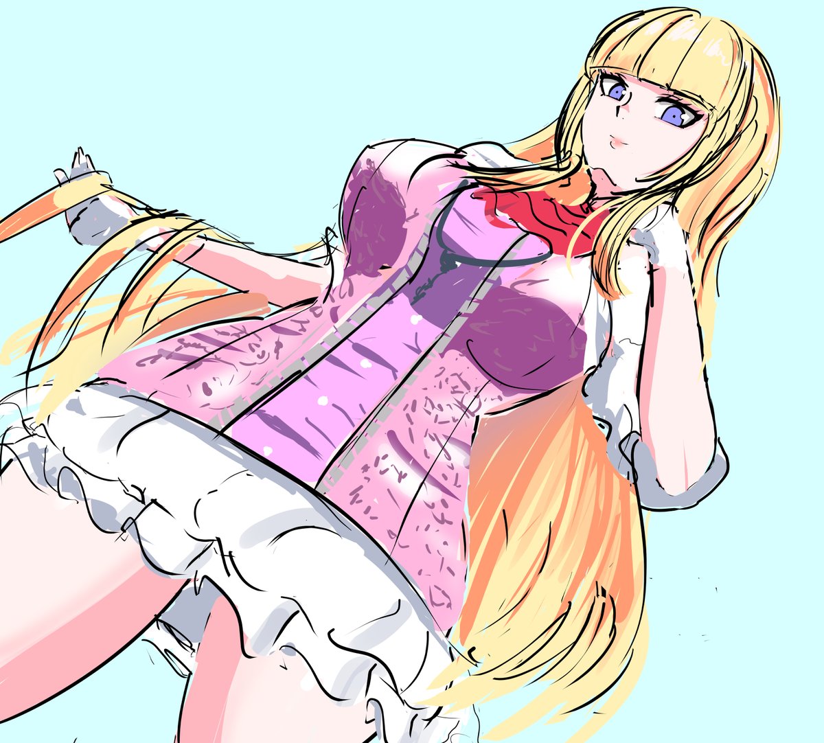 binbincho's tweet photo. 初めて描いてみた鉄拳のリリ、ラフ https://t.co/i0JY0faQvA