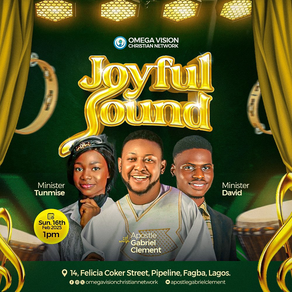 OmegaVision_'s tweet photo. Service of Joyful Sound continues today. Join us and be blessed.
.
#joy #church #service #sundayservice #omegavision #ovcn https://t.co/4TWgUDtnUS