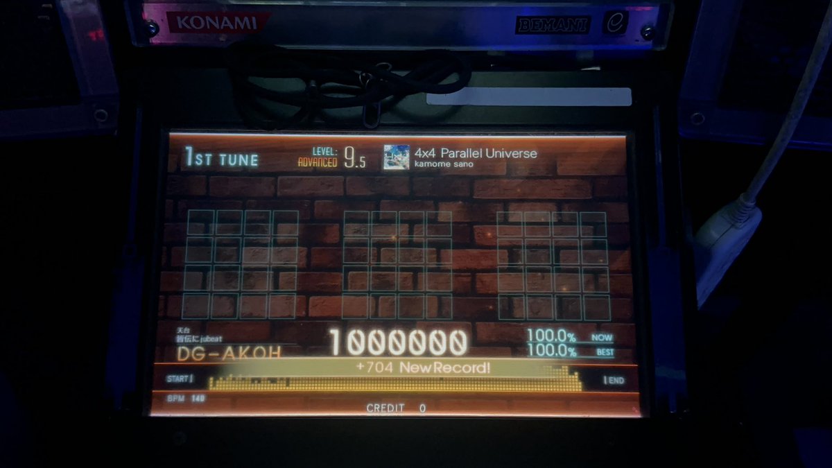 TAGLUVO0's tweet photo. 4x4 Parallel Universe ADV 93 play EXC！
本代最難黃譜 世界第21位EXC
LV1-LV9 完全制霸😊😊😊 https://t.co/YTX5F4RCou
