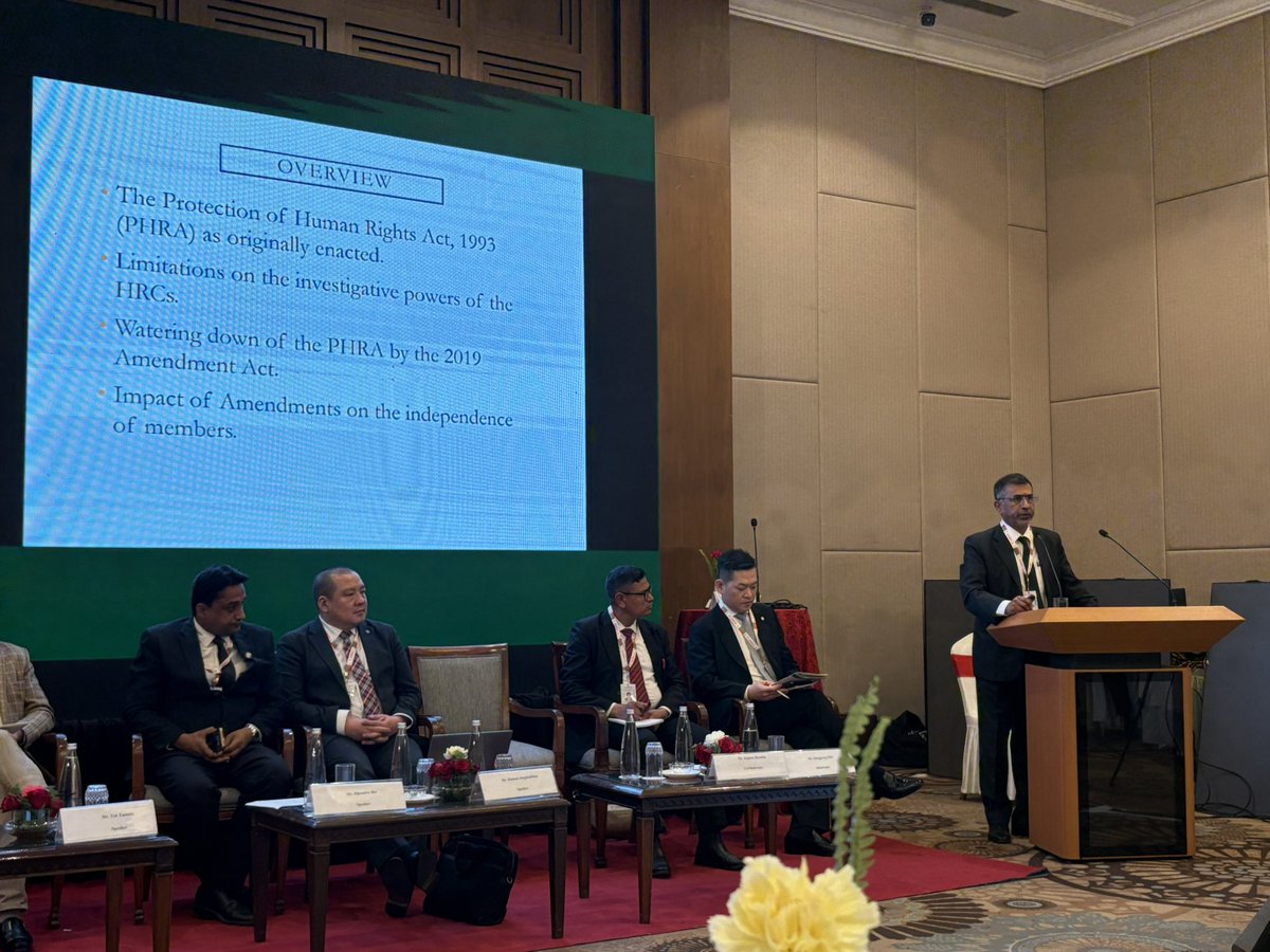 Presented briefly a session on role of NHRIs on business and human rights among lawyers at the international conference of Law/Asia  being conducted in Nepal
