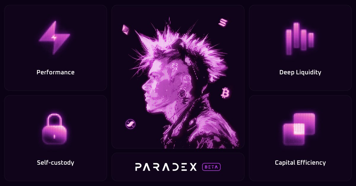 GoemonMaster's tweet photo. If you missed the sweet drop from #Hyperliqid you have a chance to get a drop from #Paradex
@paradex
Trade and get XP on my ref link https://t.co/fkktSBgAPS and get 5% off on commissions. https://t.co/EUQGZOFXiO