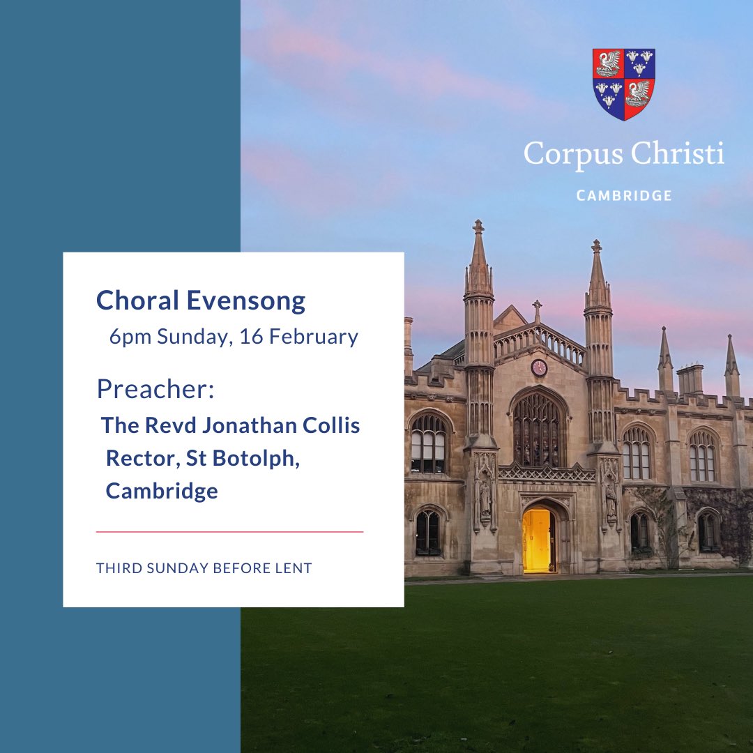 Corpus Christi College Chapel, Cambridge (@corpuscamchapel) on Twitter photo 