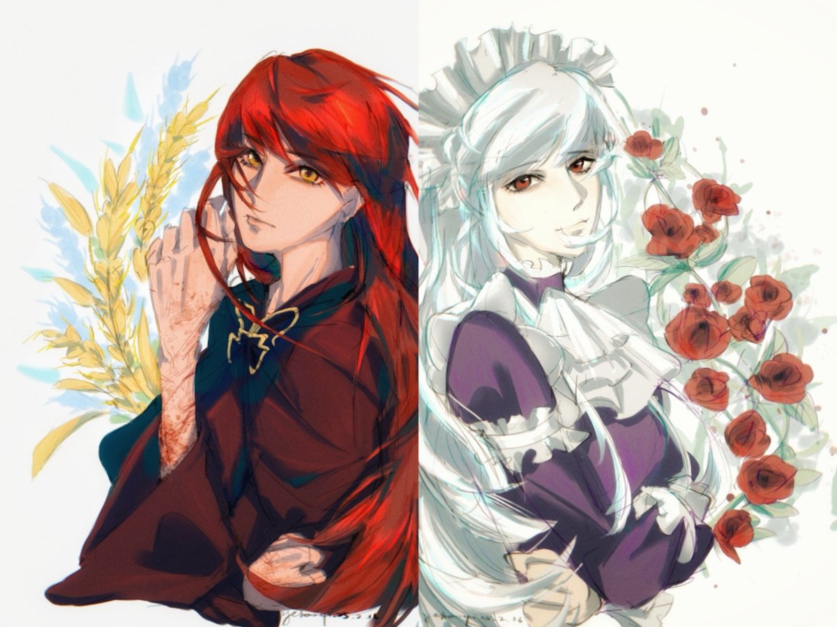 yesan337440's tweet photo. “而你我枝蔓扭结，​根部也相互缠绕”
-While thy branches mix with mine , and our roots together join
#fatamoru
#ファタモルガーナの館 https://t.co/PfjwbjmPlJ