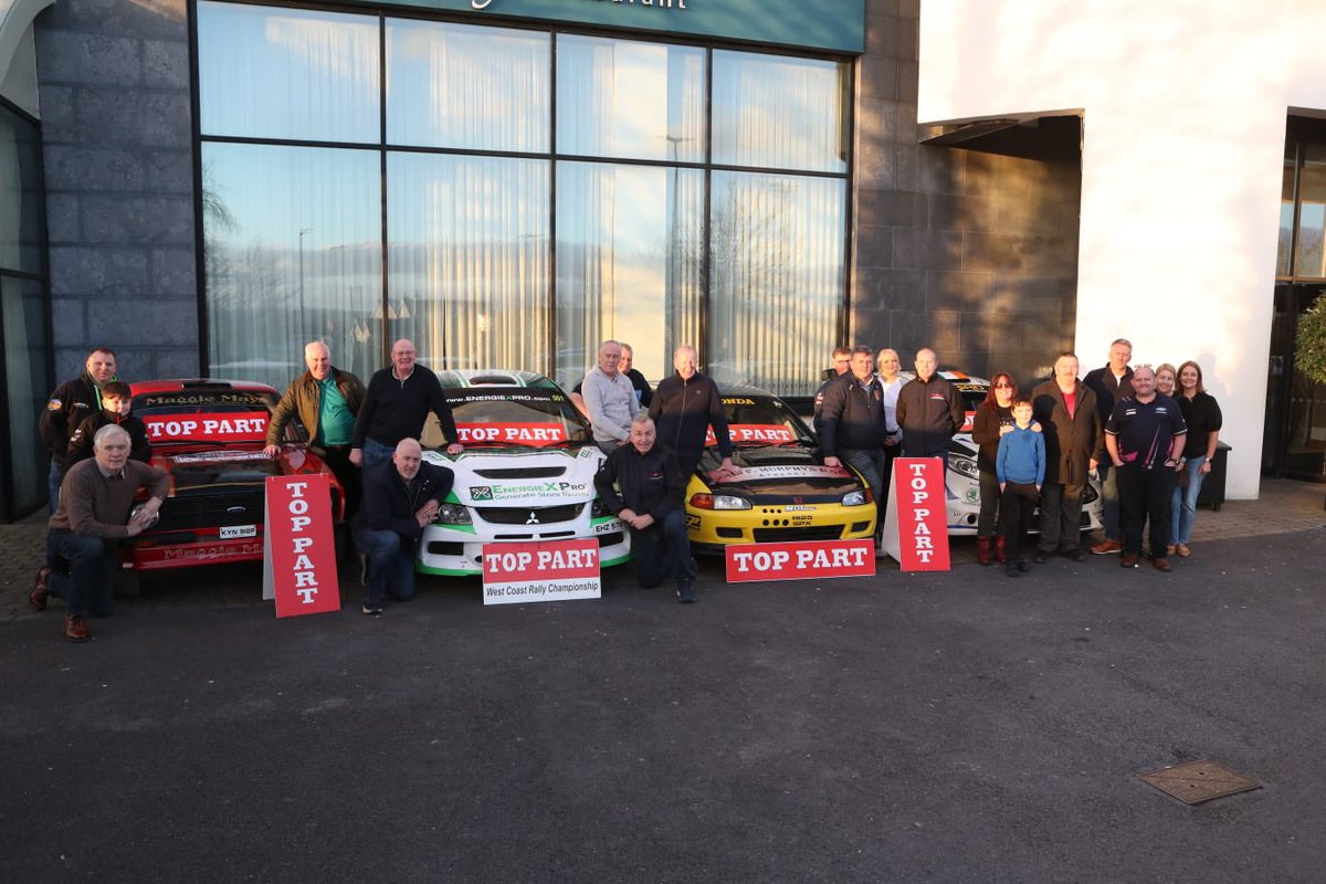 Launch of the Top Part West Coast Rally Championship for 2025 .

Starting in Tralee on the 30th of March with the Circuit of Kerry . 
The 2025 Awards will again take place in the Lough Rea Hotel &amp; Spa Loughrea Co Galway on Saturday January the 17th 2026. 
So save the date