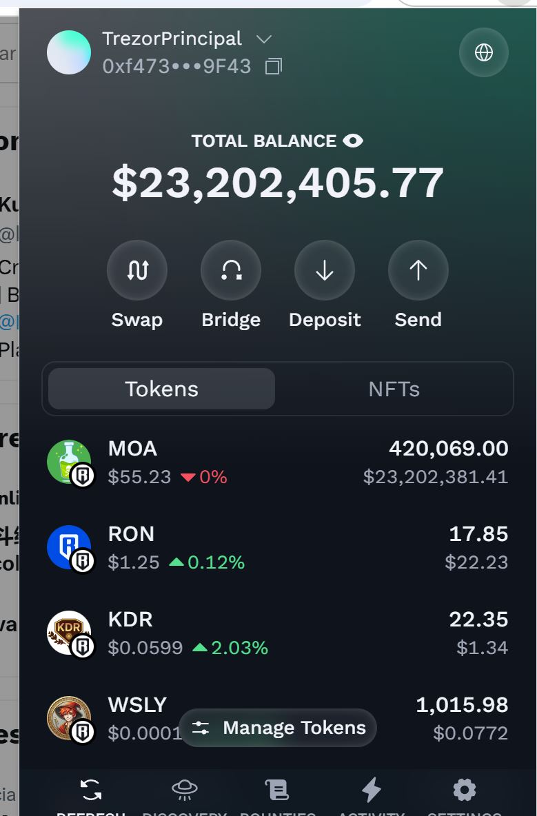 🚨🚨 ATENCION SCAM ¡¡¡ , Un nuevo tipo de estafa a venido a Ronin este token falso lo que hace es que intentes ir a cambiarlo en el contrato del token firmas que te drenen los fondos. #RoninNetwork <a href="/snoopy_axie/">SnooPy.ron</a> <a href="/Rojankhzxr/">Rojan.ron</a> <a href="/Sarraf_Arg/">Sarraf | SURA </a> . NO TRATAR DE VENDERLO. DIFUSION ¡¡