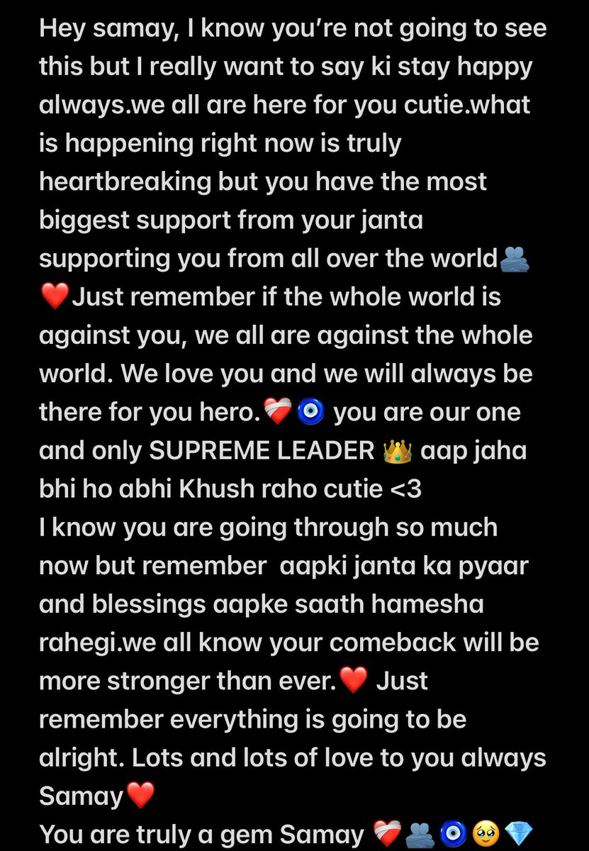 samaycore's tweet photo. @ReheSamay ❤️🩹💎👑🧿🫂
-
#samayraina #westandwithsamay #westandwithsamayraina #isupportsamayraina #isupportsamay #wesupportsamay #wesupportsamayraina https://t.co/erohfBPryM