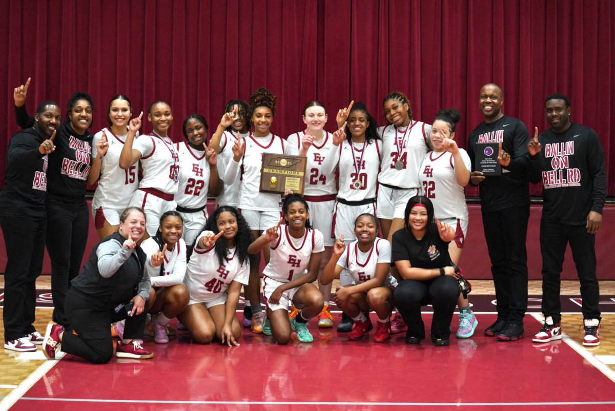 Congratulations to the Ezell-Harding Lady Eagles on winning the D2-A District Tournament Championship! This is their first championship since 2016!
#BallinOnBellRd #Together