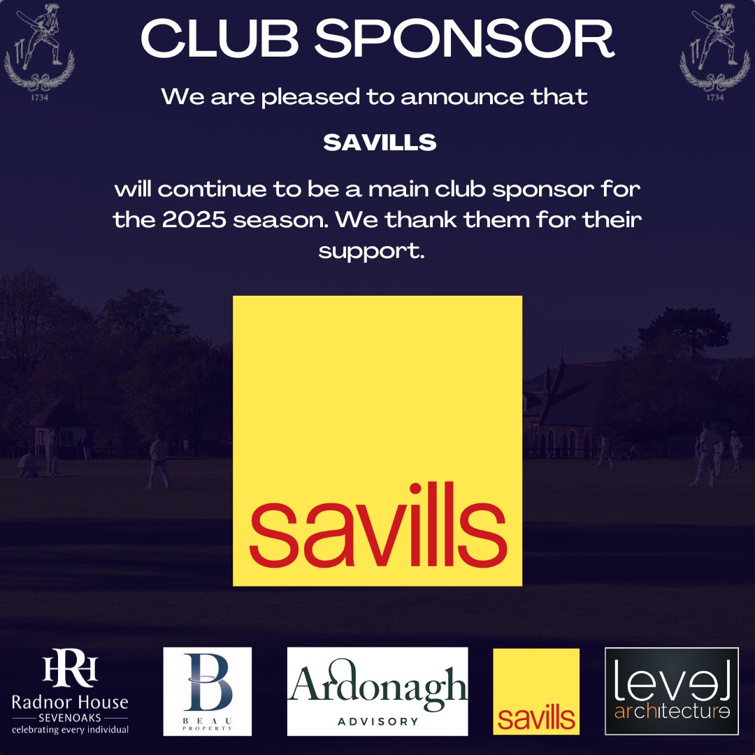 We’re pleased to announce that Savills will continue to sponsor the club for the 2025 season

#svcc1734