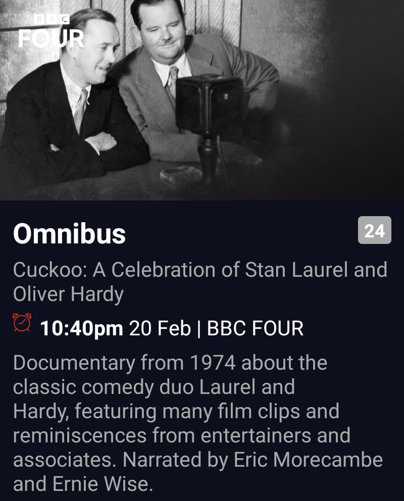 Laurel & Hardy News tweet media