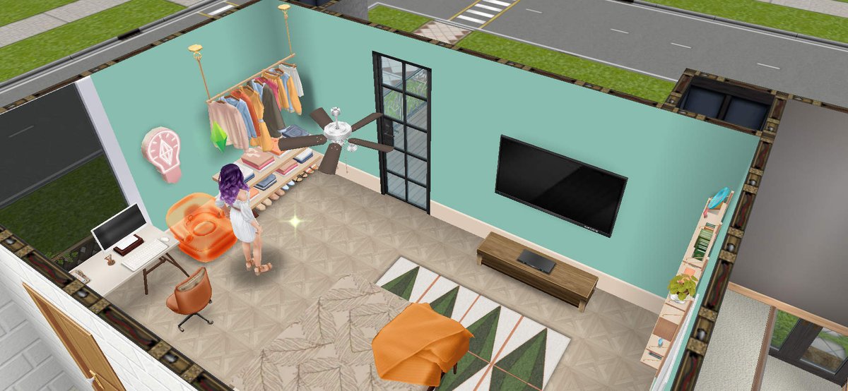 strawclocks's tweet photo. baru ningkatin rumah, nyicil dulu soalnya uangnya menipis 🥲 no cheat ini teh main the sims nya 🙏🏻 https://t.co/KKWtqbb7Fm