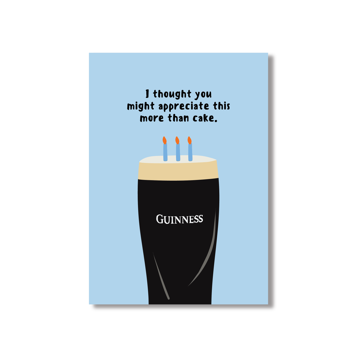 "I thought you might appreciate this more than cake" - the perfect #Guinness-themed birthday card.

feelgoodtimes.co.uk/products/guinn…