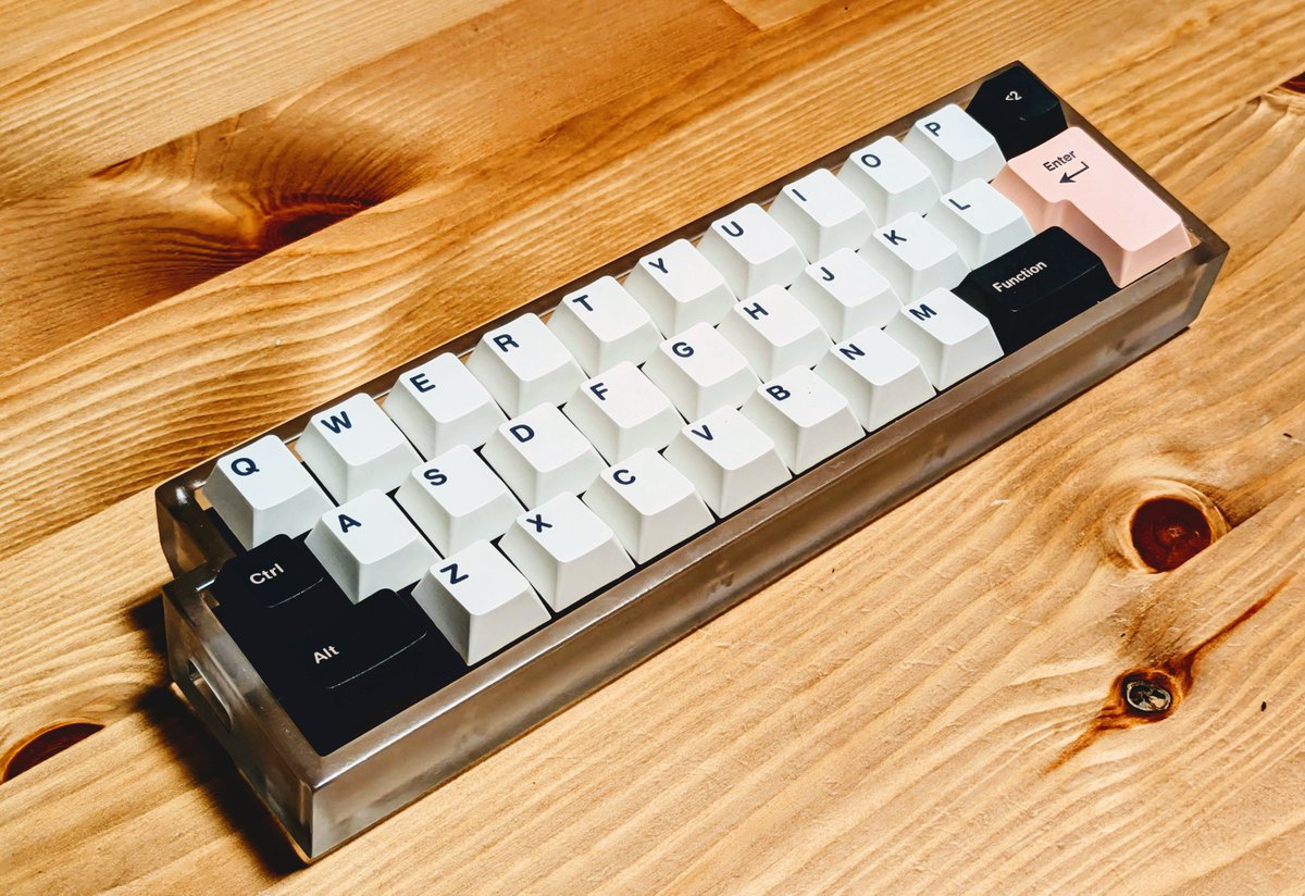 Warm Fog☕ Keyboard: Nomu30 with BLE micro pro (3D print case