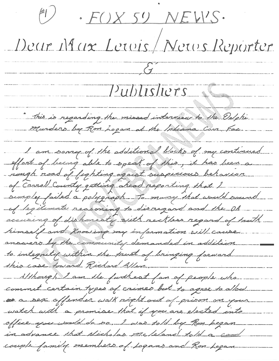 MattBlacInc's tweet image. Latest Documents | #Delphi #RichardAllen 

Ricci Davis Jnr. Letter to @MaxLewisTV @FOX59 

drive.google.com/file/d/1EXtXp3…

pages 4