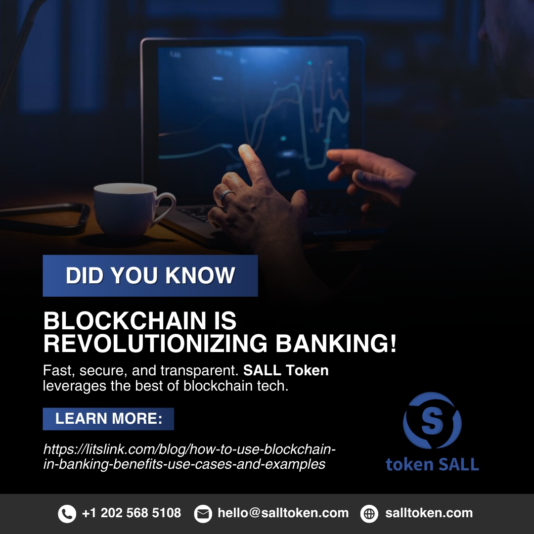 SALLtoken's tweet image. Did you know? 🌍 

Blockchain technology is reshaping the financial world by enhancing speed, security, and transparency in transactions. 

SALL Token integrates these benefits, offering a next-level experience for crypto users. 💡🚀