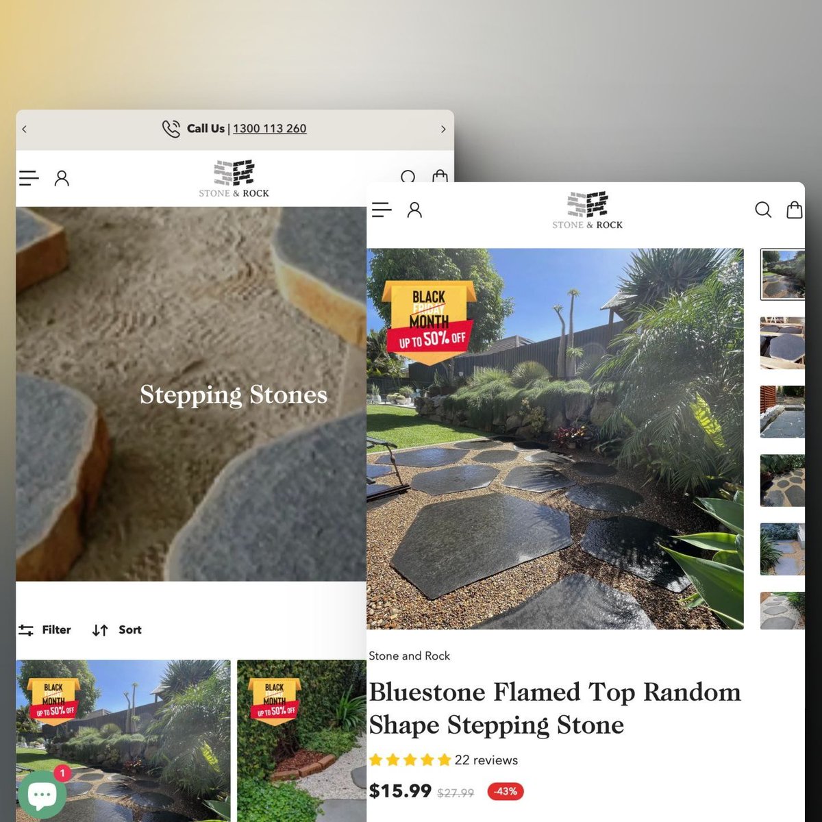 Slashkun0's tweet photo. 🚀 Ongoing Shopify evolution for Stone &amp; Rock!

🔹 3 store redesigns to match brand growth
🔹 Wholesale pricing &amp; expanding catalog
🔹 Smart shipping &amp; custom product tools
🔹 Branding support w/ style guides &amp; print

#Shopify #Ecommerce #WebDesign #Branding https://t.co/U3IJN4xW1p