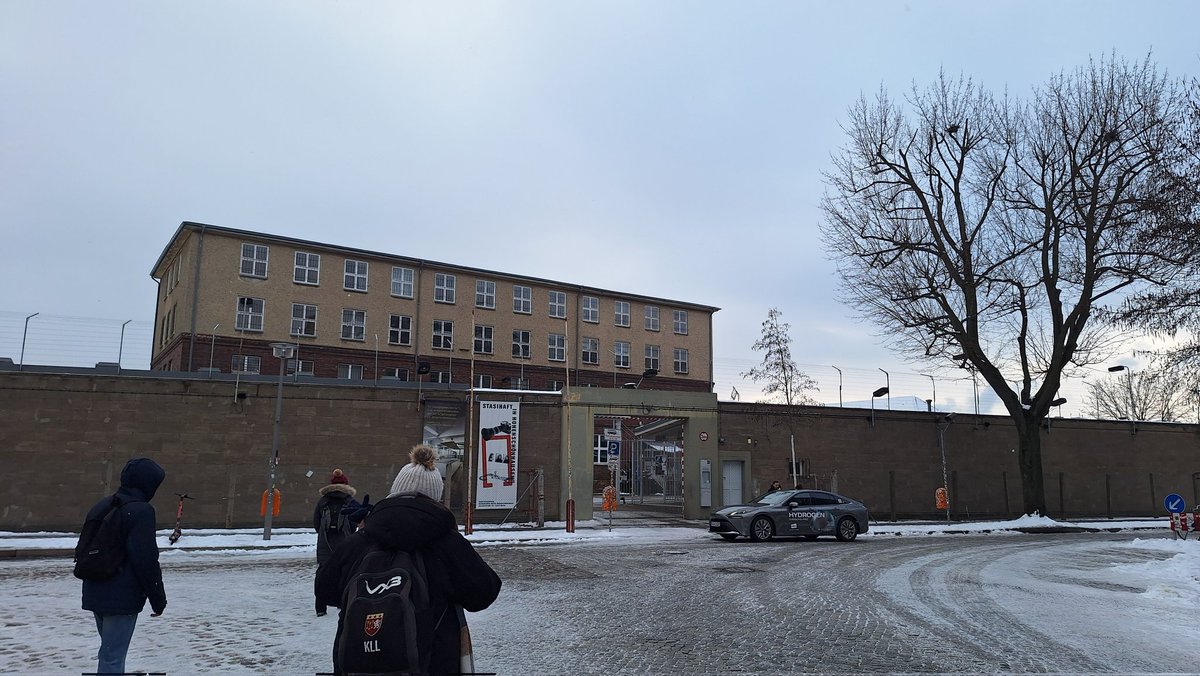 First stop of the day Hohenschönhausen prison.