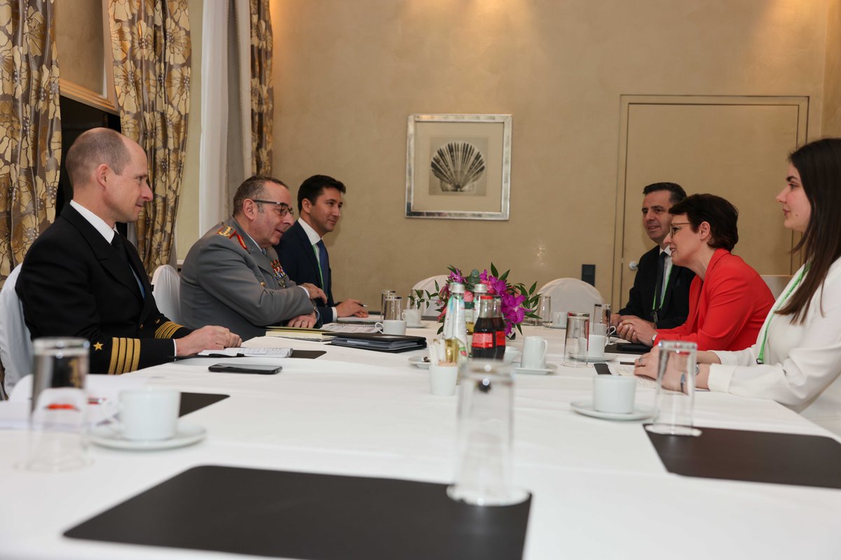 Donika Gërvalla-Schwarz (@gervallaschwarz) on Twitter photo Strong 🇽🇰🤝🇩🇪 cooperation is key to tackling security challenges.
At <a href="/MunSecConf/">Munich Security Conference</a> , I met General Carsten Breuer to discuss hybrid threats, cybersecurity & critical infrastructure. Security drives stability & economic growth.
#MSC2025 Strong 🇽🇰🤝🇩🇪 cooperation is key to tackling security challenges.
At <a href="/MunSecConf/">Munich Security Conference</a> , I met General Carsten Breuer to discuss hybrid threats, cybersecurity & critical infrastructure. Security drives stability & economic growth.
#MSC2025