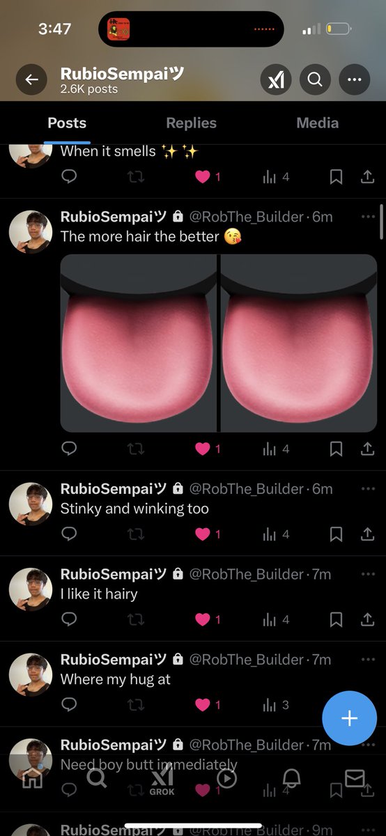 WorriedLess's tweet image. oomf is losing it