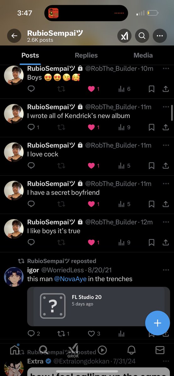 WorriedLess's tweet image. no