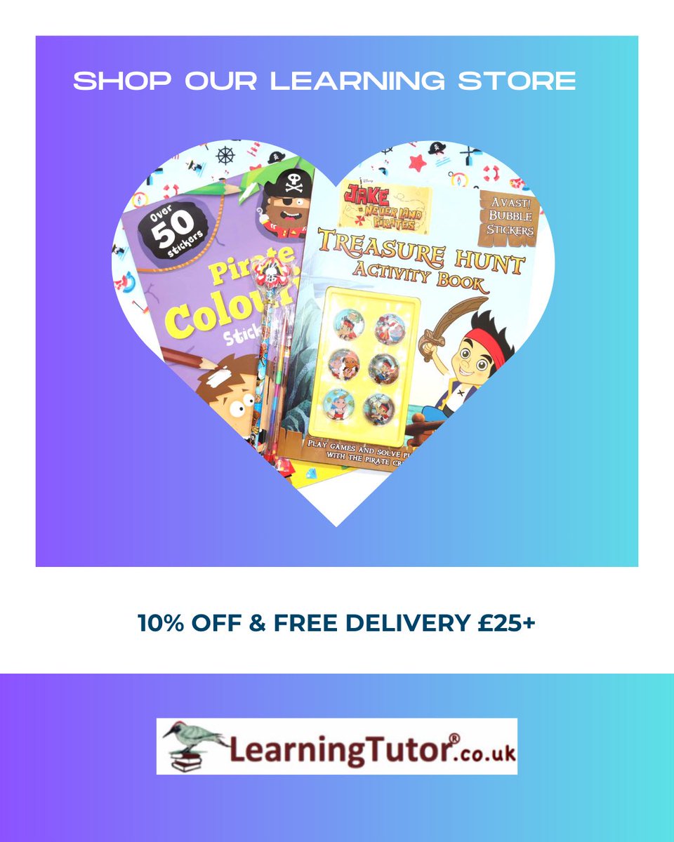 LearningTutor's tweet photo. 🏴‍☠️ Ahoy, Mateys! Set Sail for Adventure! 
🌟 Jake &amp; The Never Land Pirates Activity Bundle 🌟🏃‍♂️ Limited Stock – Grab Yours Now! 🛍
🔗 SHOP NOW - https://t.co/JCK5KsUanO 

#JakeAndTheNeverLandPirates #DisneyPirates #PirateAdventure #KidsActivities #CreativeFun #ColouringBook https://t.co/rTXwfSAf3e