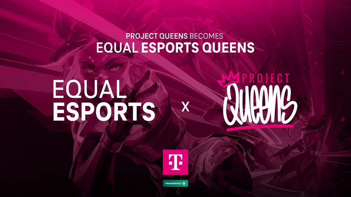 PROJECT V (@projectvgg) on Twitter photo 🚨 Neuer Name, neue Ära! 🚨
Project Queens wird zu Equal eSports Queens – die größte Valorant-Liga für Frauen im DACH-Raum wächst! 💥
🏆 Mehr Offline-Events 📺 Co-Streaming & Storytelling
Wir freuen uns sehr die <a href="/Telekom_zockt/">Telekom zockt</a> als neuen Naming Partner zu begrüßen! 🥳 🚨 Neuer Name, neue Ära! 🚨
Project Queens wird zu Equal eSports Queens – die größte Valorant-Liga für Frauen im DACH-Raum wächst! 💥
🏆 Mehr Offline-Events 📺 Co-Streaming & Storytelling
Wir freuen uns sehr die <a href="/Telekom_zockt/">Telekom zockt</a> als neuen Naming Partner zu begrüßen! 🥳