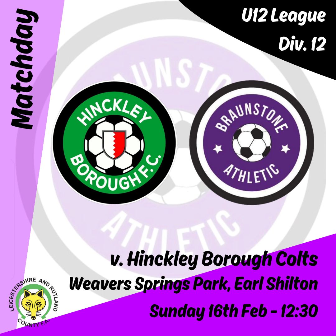 Really tough game for the boys today, travelling to top of the league Hinckley Borough. 🟣🦊🟣