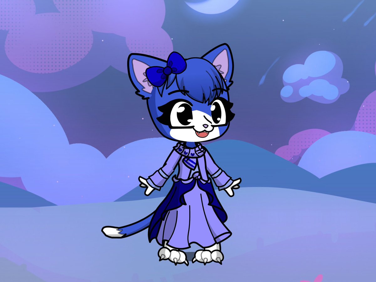 I haven't watched Anpanman yet, but my new OC! Her name is Catty