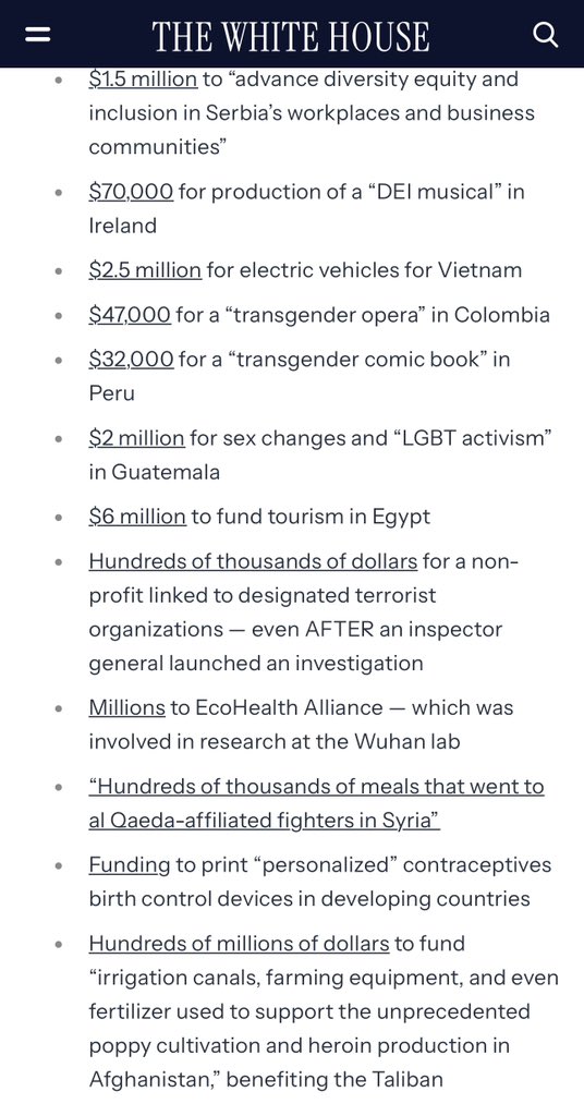 USAID, TERRORISM, REGIME CHANGE &amp; NEFARIOUS OPERATIONS IN AFRICA &amp; BEYOND 

After reading the attached below, you’ll understand why USAID needed to die a natural death, and why we must be grateful to <a href="/realDonaldTrump/">Donald J. Trump</a>

When I started seeing CNN do their usual dirty jobs for the