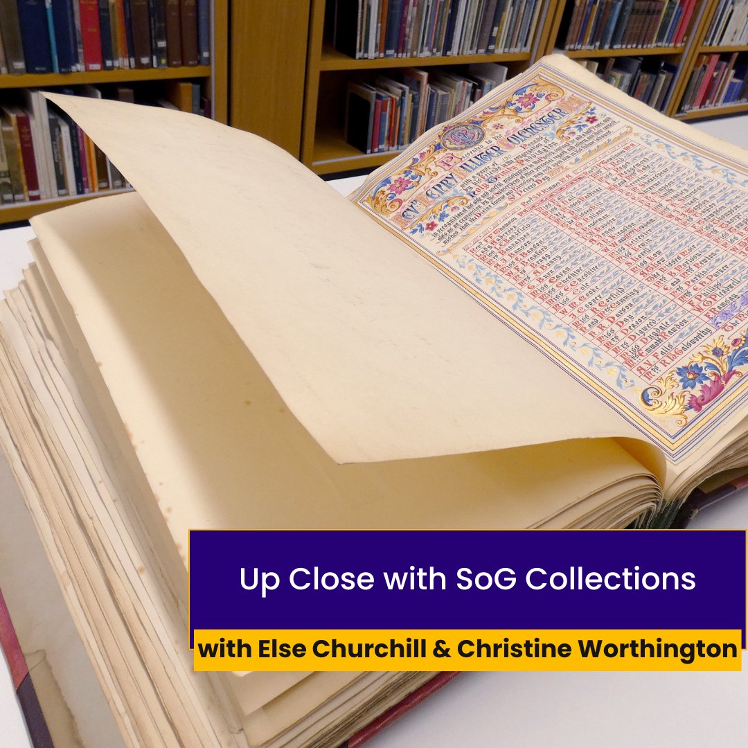 Join Else Churchill &amp; Christine Worthington as they showcase unique finds from the SoG library &amp; archive!
📅 Wed 19 Feb 2pm 📍 In-person at SoG, London
🎟 Free for SoG Members – Bring a guest!
🔍 Explore rare records &amp; how to use them in your research!
📌 Book library access too!