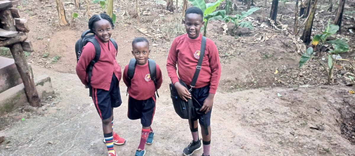 Good to see our spare St Julian’s Primary uniform is getting good use out in Africa ❤️