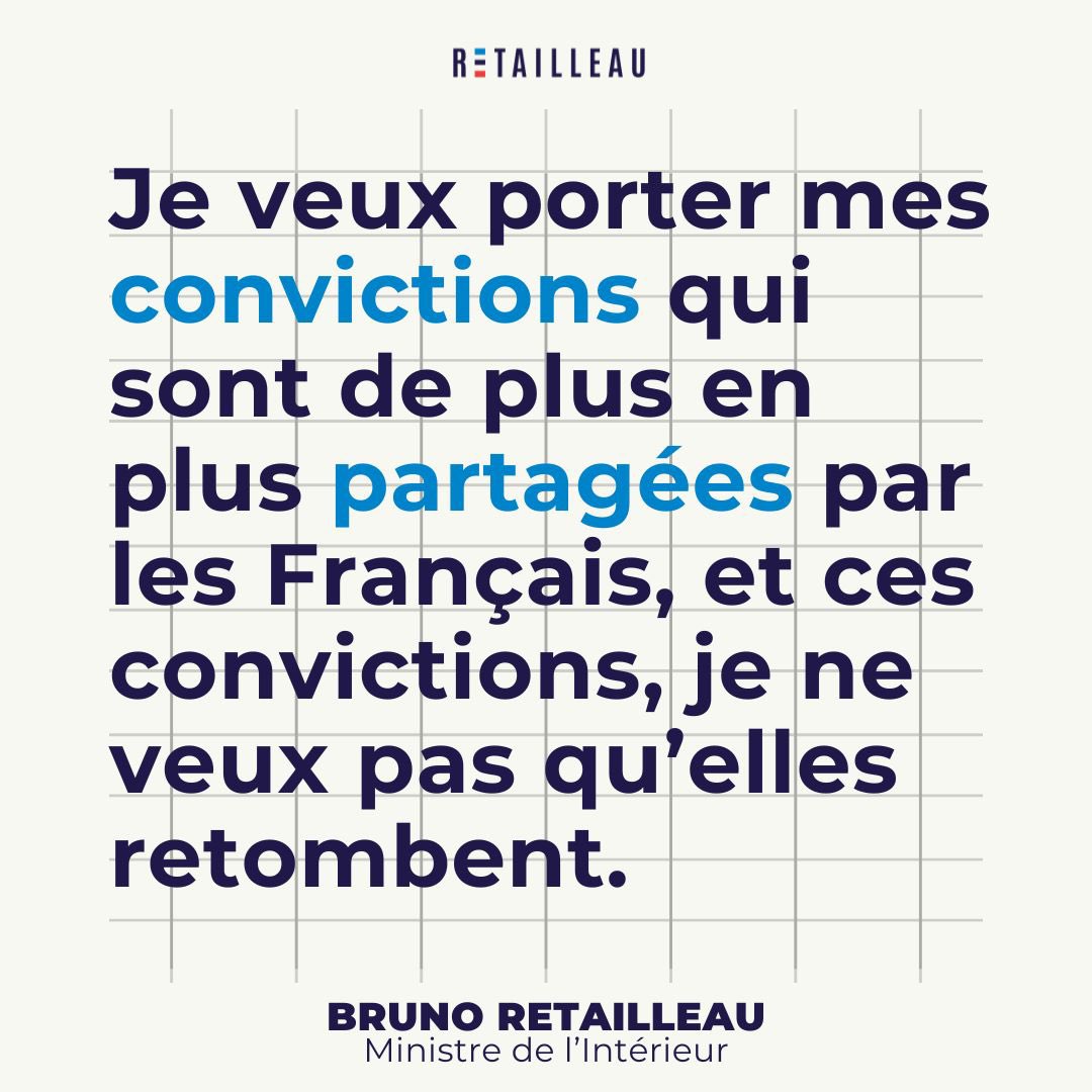 pierrebarbari's tweet image. .@BrunoRetailleau : « Je veux porter mes convictions qui sont de plus en plus partagées par les Français, et ces convictions, je ne veux pas qu'elles retombent. » #LeGrandRDV #AvecRetailleau