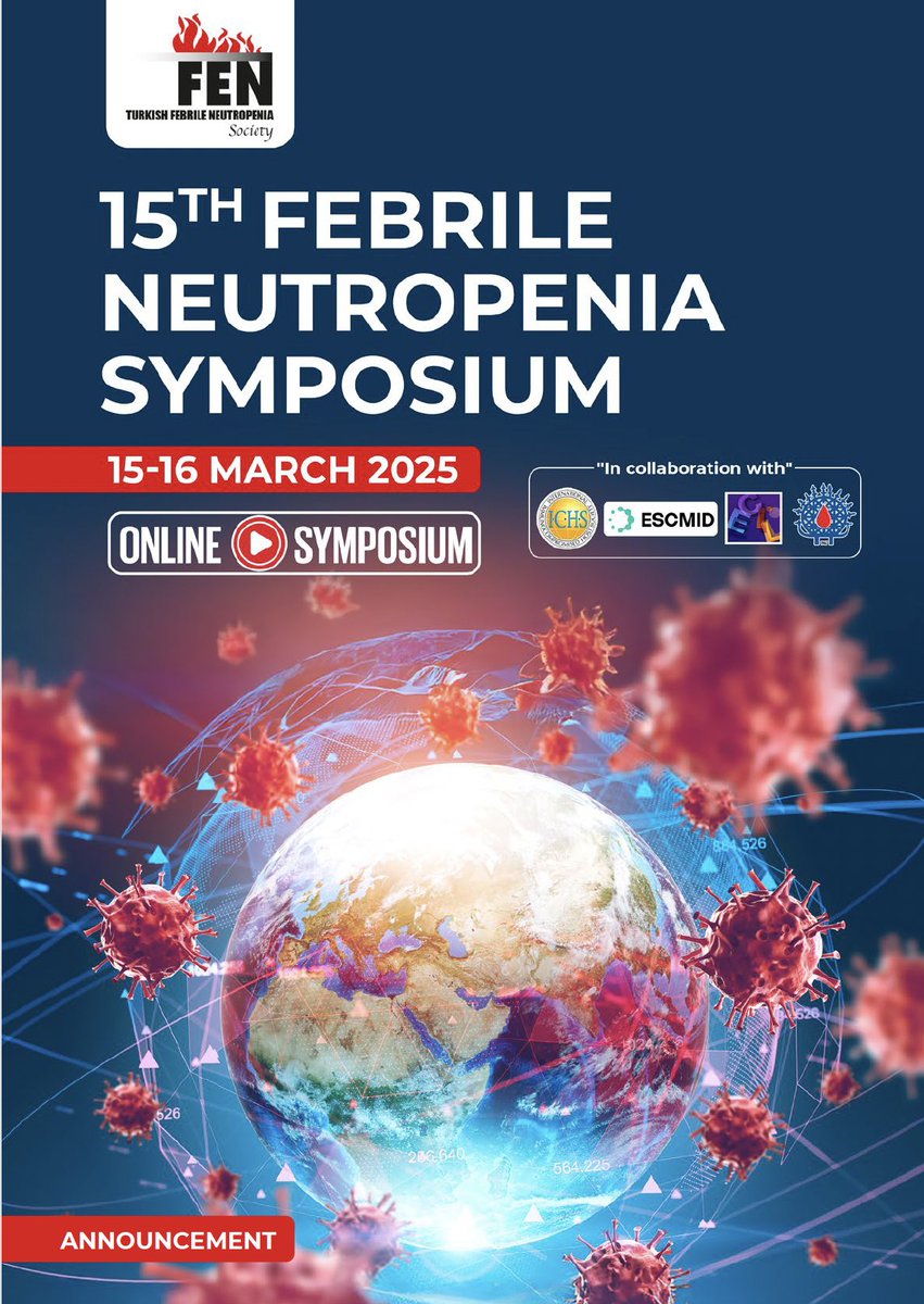 Learn about the new ECIL 10 guidelines and get an update on infections in patients with cancer at the 15th Febrile Neutropenia Symposium.
Scientific program and registration (free registration for ICHS members):  ichs.org/page-1863355