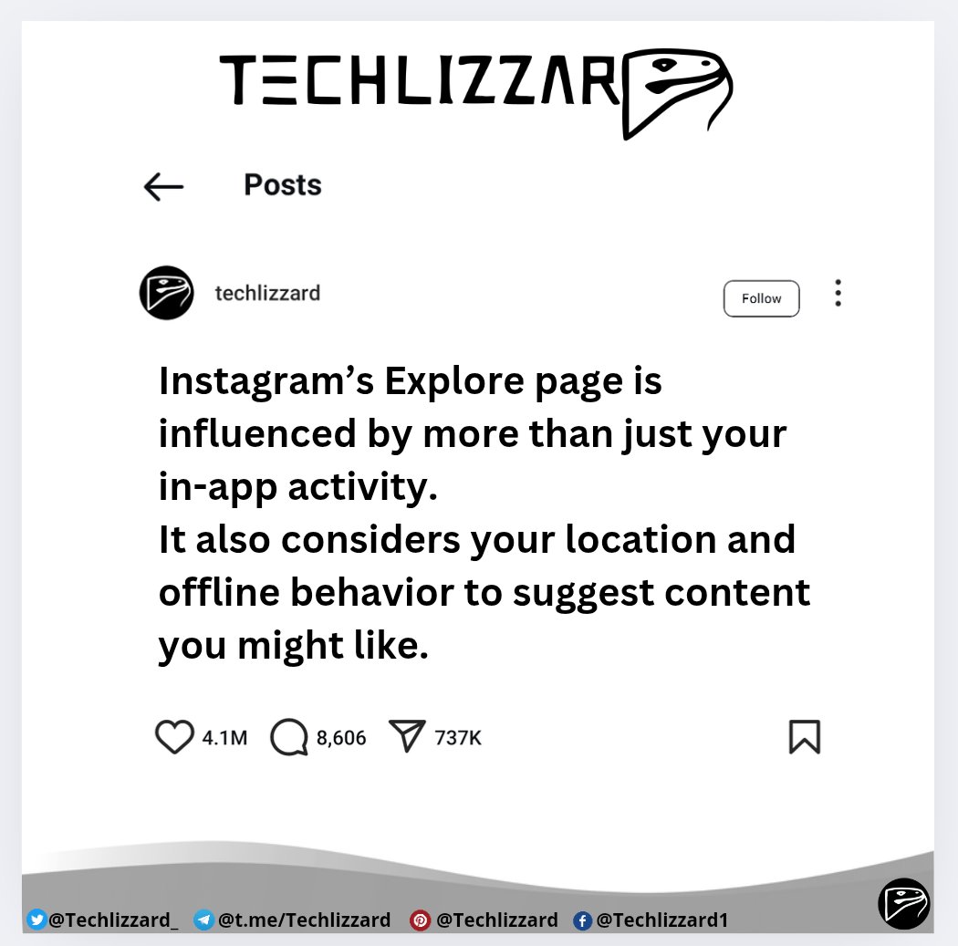 Techlizzard (@techlizzard_) on Twitter photo Please spare ♥️ if you like what you see and share with others too.
💡Stay updated with latest Technologies trends
👉Check out other post too
<a href="/Techlizzard_/">Techlizzard</a>
.
.
.
.
#techlizzard #instagram #algorithms Please spare ♥️ if you like what you see and share with others too.
💡Stay updated with latest Technologies trends
👉Check out other post too
<a href="/Techlizzard_/">Techlizzard</a>
.
.
.
.
#techlizzard #instagram #algorithms