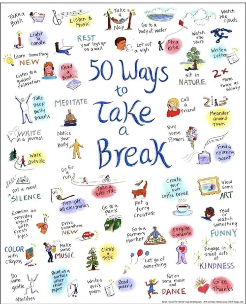 Chiltern Teaching School (@chilterntsh) on Twitter photo We’ve put this up before & we will undoubtedly put up in the future! Some great ways to relax and recharge this half term! Tick them off, feel better 👍. <a href="/unleashing_me/">Unleashing Me</a> <a href="/MrJSearleCS/">James Searle</a> <a href="/ClaireLJustin/">Claire Justin</a> <a href="/MsMcGivern/">Clare McGivern</a> <a href="/mrRteaching/">Mr R</a> <a href="/HarriLouisePage/">Harriet Page</a> <a href="/AnaisJ_CTSH/">Anais Justin</a> <a href="/brummydwnsouth/">jenny langford</a> We’ve put this up before & we will undoubtedly put up in the future! Some great ways to relax and recharge this half term! Tick them off, feel better 👍. <a href="/unleashing_me/">Unleashing Me</a> <a href="/MrJSearleCS/">James Searle</a> <a href="/ClaireLJustin/">Claire Justin</a> <a href="/MsMcGivern/">Clare McGivern</a> <a href="/mrRteaching/">Mr R</a> <a href="/HarriLouisePage/">Harriet Page</a> <a href="/AnaisJ_CTSH/">Anais Justin</a> <a href="/brummydwnsouth/">jenny langford</a>