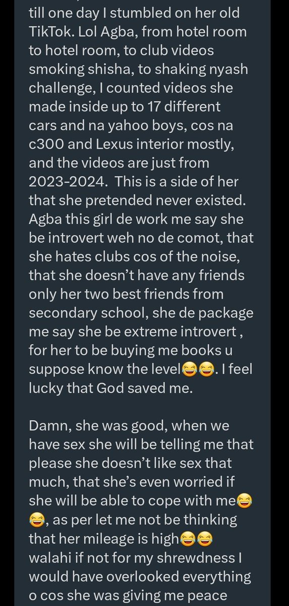 jon_d_doe's tweet photo. Shebi I don already tell una say many of una go marry oloshos.

Na God save you sha. 

😂 😂 😂 😂 😂 😂 😂 😂 😂 😂 😂 😂 https://t.co/Nct3BORRsm
