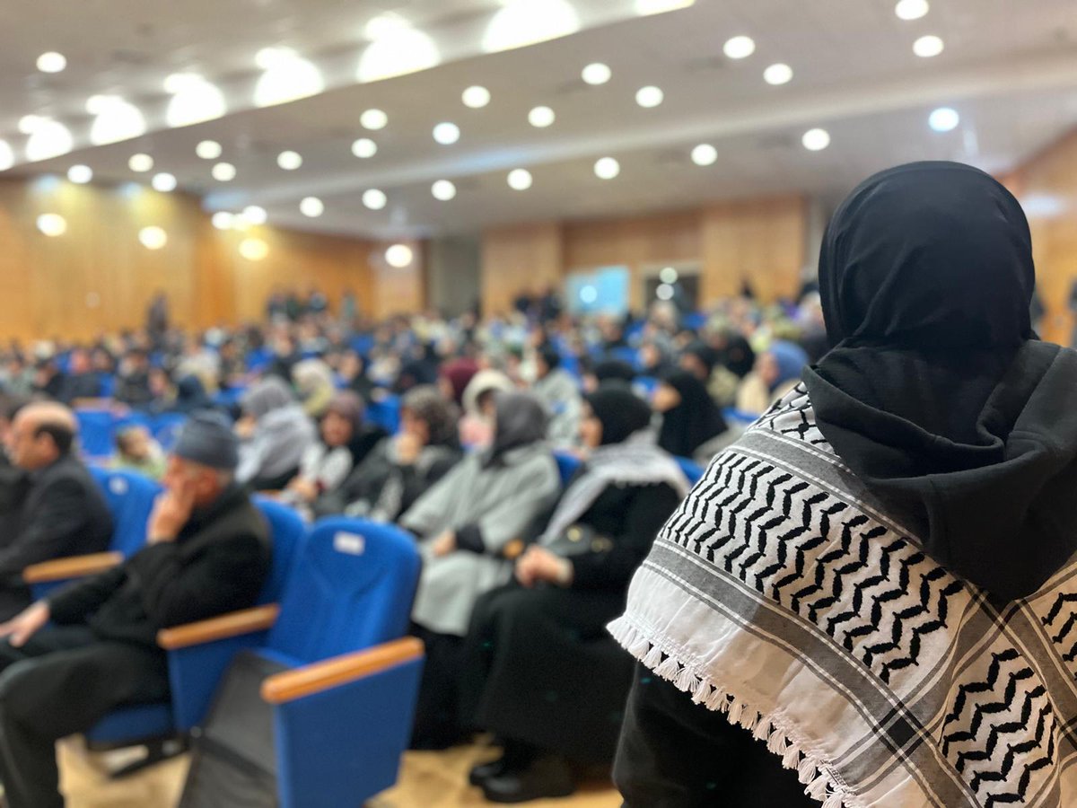 15 şubat cumartesi saat 19:00'da düzenlenen "İnsanlığın Direnişi Gazze" adlı programımız gönüllerimizi ve direnişimizi diriltip birliğimizi kuvvetlendirmiştir...