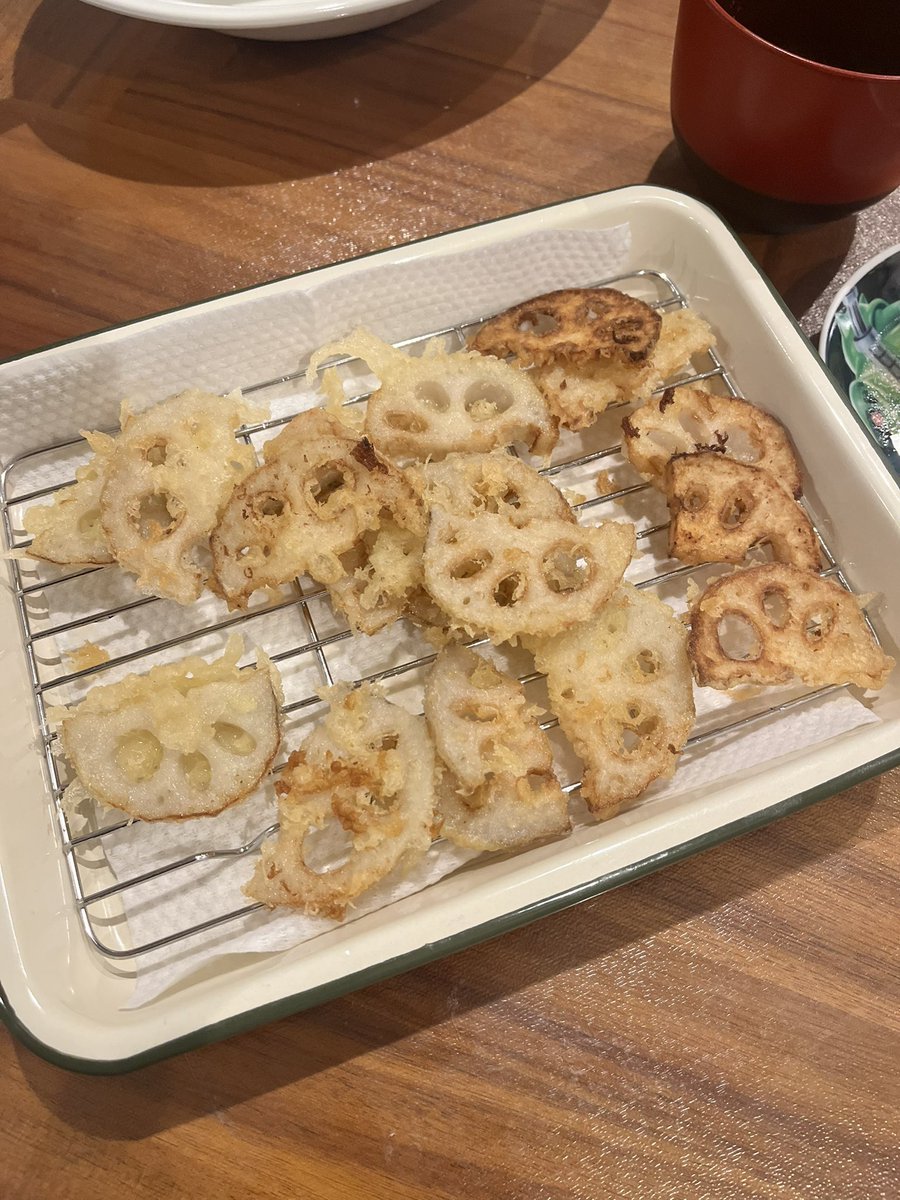 レンコン揚げ美味し！ハマりそう！