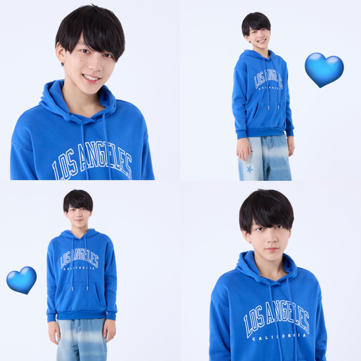 ほんままた青い服きてるん流石にメンカラ青で発狂したカッコイイ