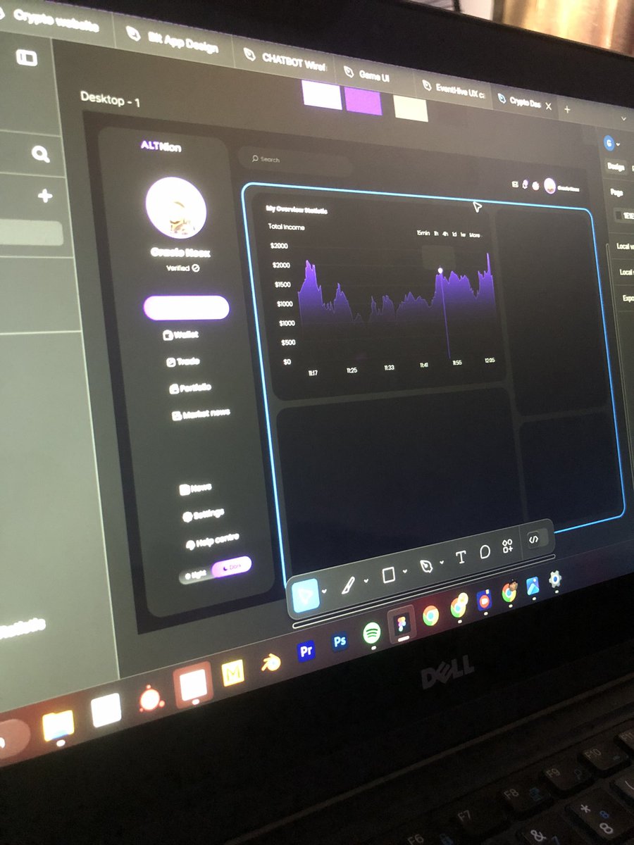 oracle__neox's tweet image. Crypto dashboard 
WIP
