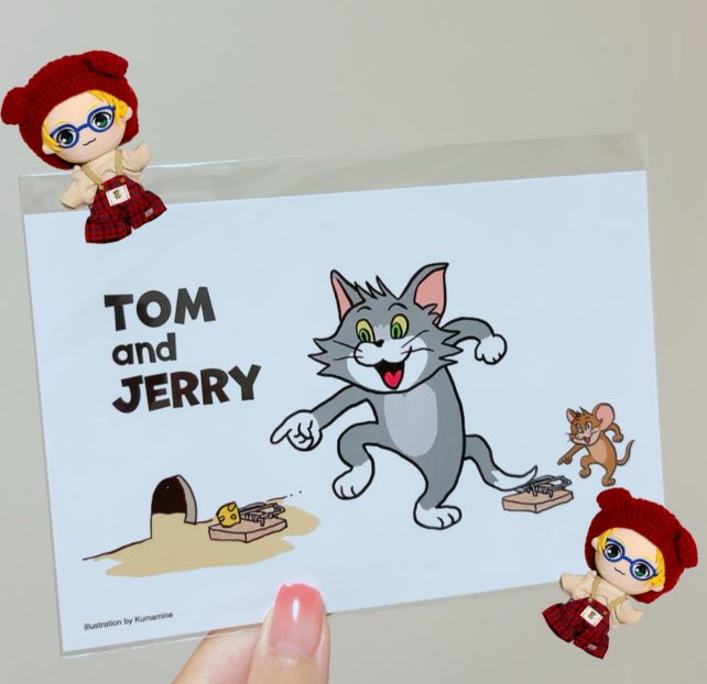😼🐭🧀展行ってきた~~~🥳

懐かしくて可愛くて最高だった!!

くまみねさんとコラボしててよし!構図が可愛すぎてお迎えしちゃった😹 