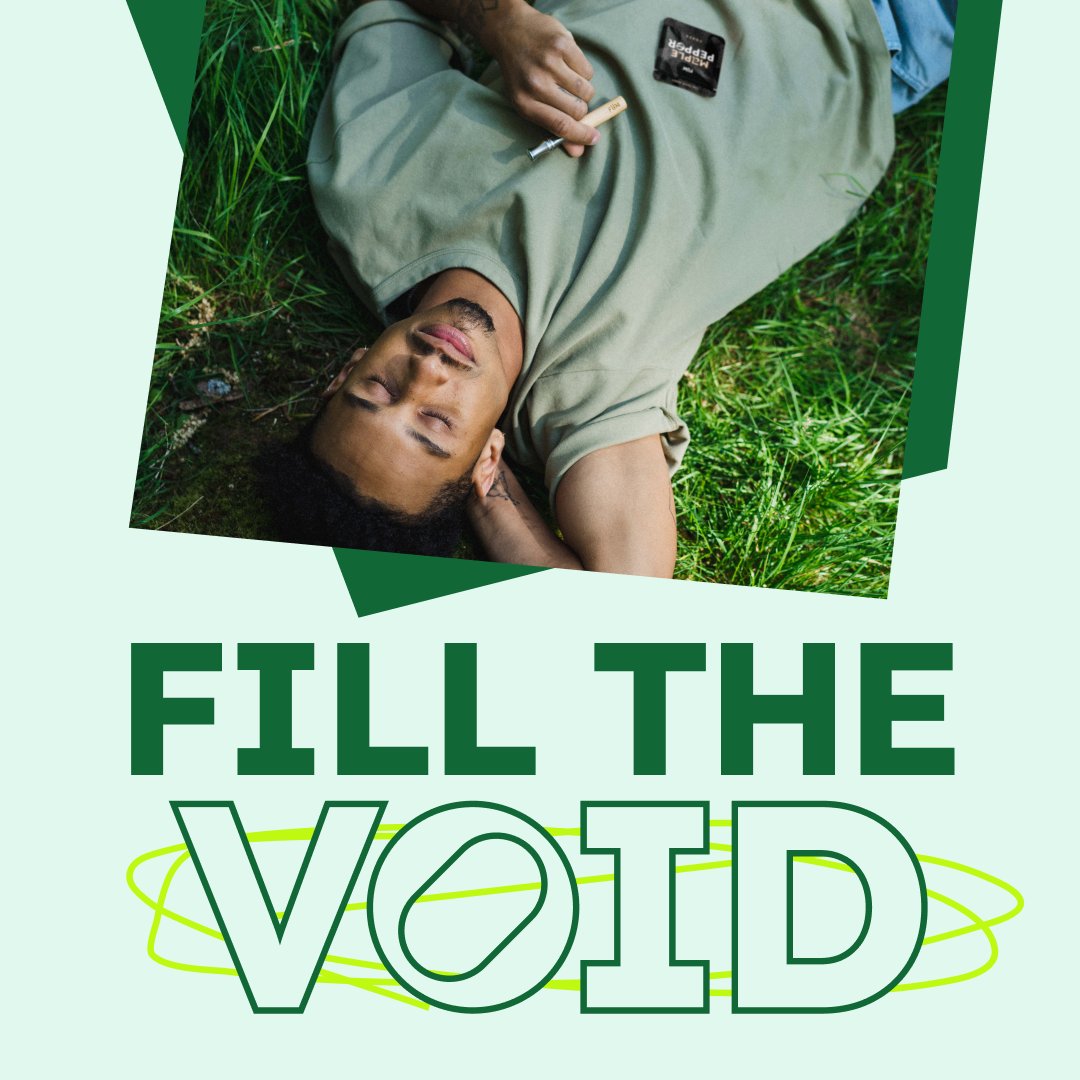 breathefum's tweet photo. Fill the void with something better. 🌱💨Take a deep breath and start your journey today. #TryFum #TheGoodHabit https://t.co/nWq9lrcGpc