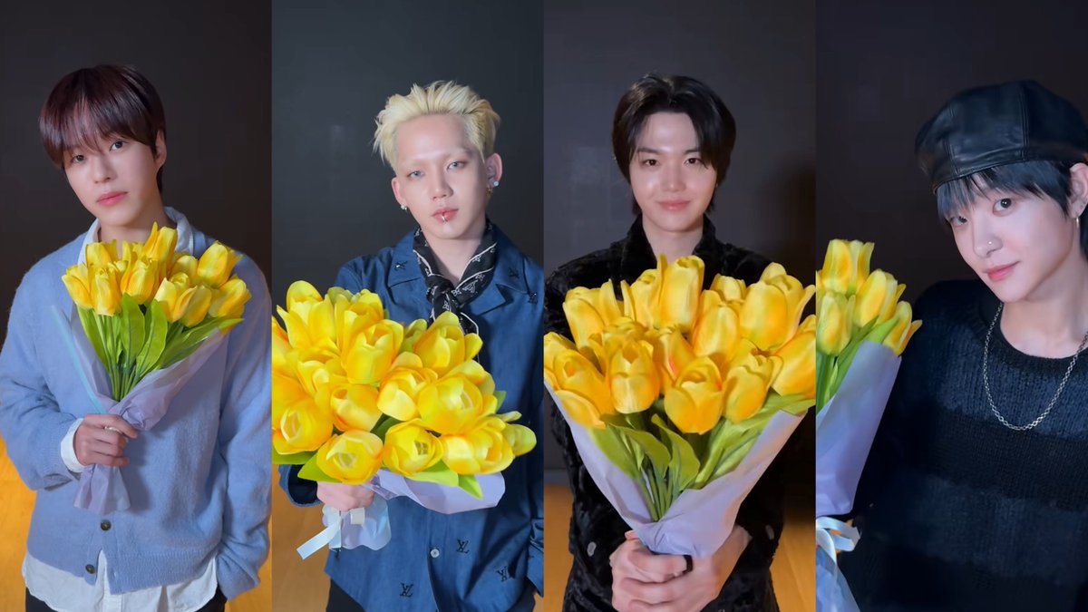 HYUNH4YI's tweet photo. they weren’t kidding about these as promotion cos this couldn’t get any more obvious for their “yellow” title track 😭 https://t.co/scOoDBjjWH