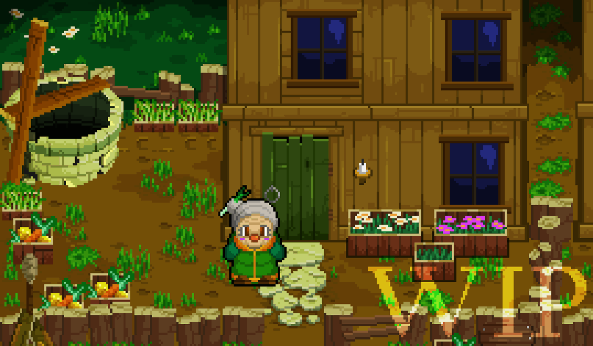 Don't forget to rest weary adventurer, come stay at grandma house! 
*Immediately break all jar to find some gold

#WIP  #pixelart #indiedev