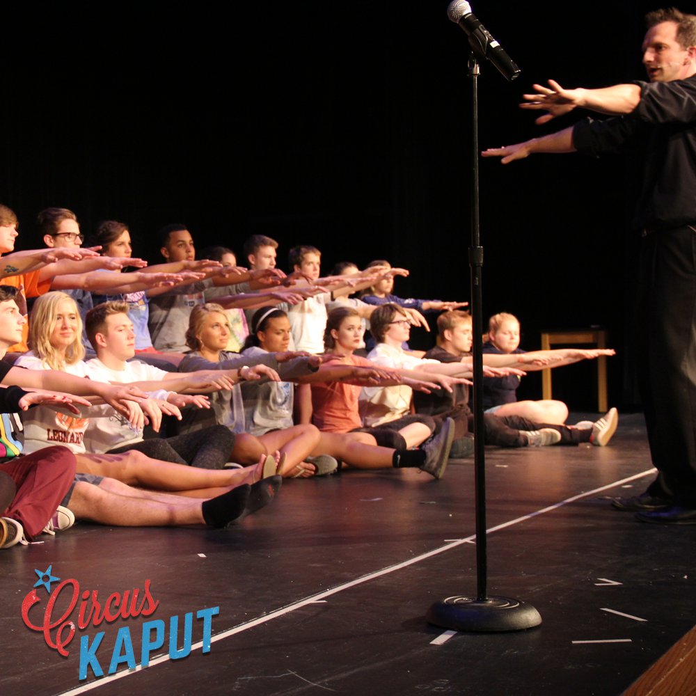 Stlouismagician's tweet photo. Comedy stage hypnosis shows from Circus Kaput! 💡Booking now for proms, graduation nights, lock-ins! #hypnosis #stlouis #postprom #postgrad https://t.co/MO8Zi509TH