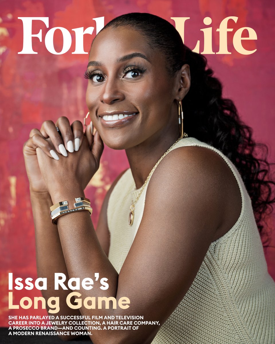 Today, Issa Rae remains one of Hollywood’s busiest multi­hyphenates, though she prefers the title of producer. (“Producers make things happen,” Rae said at the 2024 Forbes Power Women Summit.) trib.al/XupCN4E