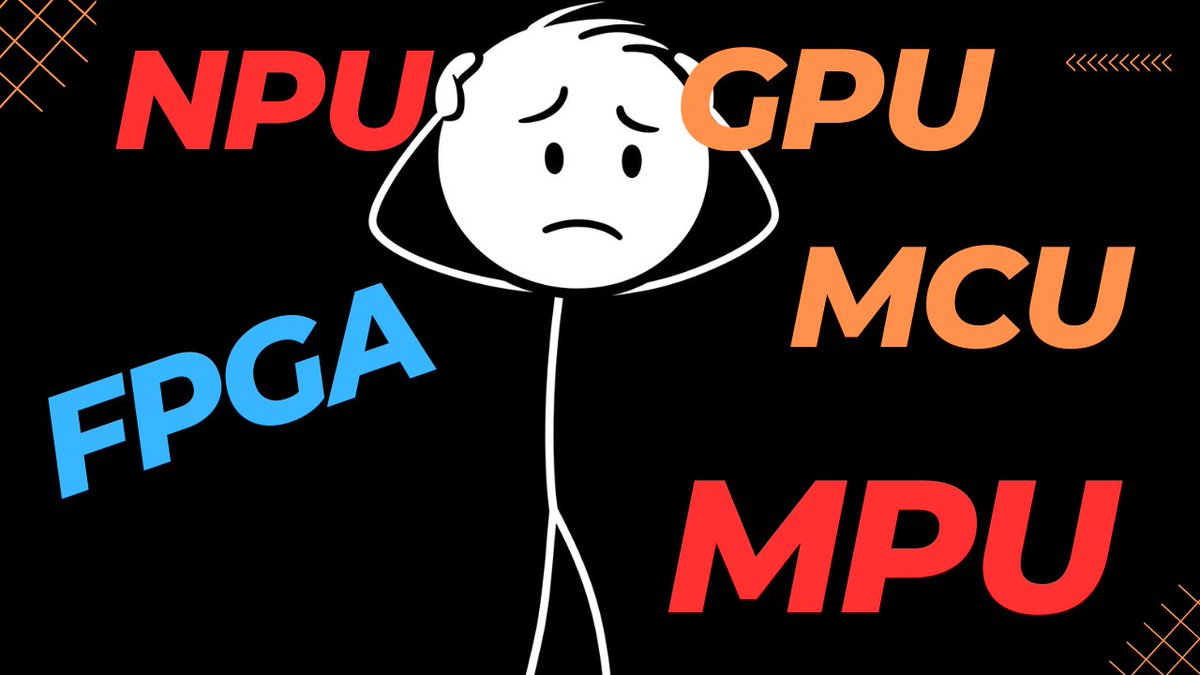 FULL VIDEO ---> youtu.be/8MuGm-_sI08
NPU, TPU, MPU, GPU, MCU: feels like it is already one three-letter abbreviation too many! Brief explanation of the types of compute hardware and how well they are suited for AI.
#ai #machinelearning #mcu #mpu #gpu #tpu #npu #asic #hardware
