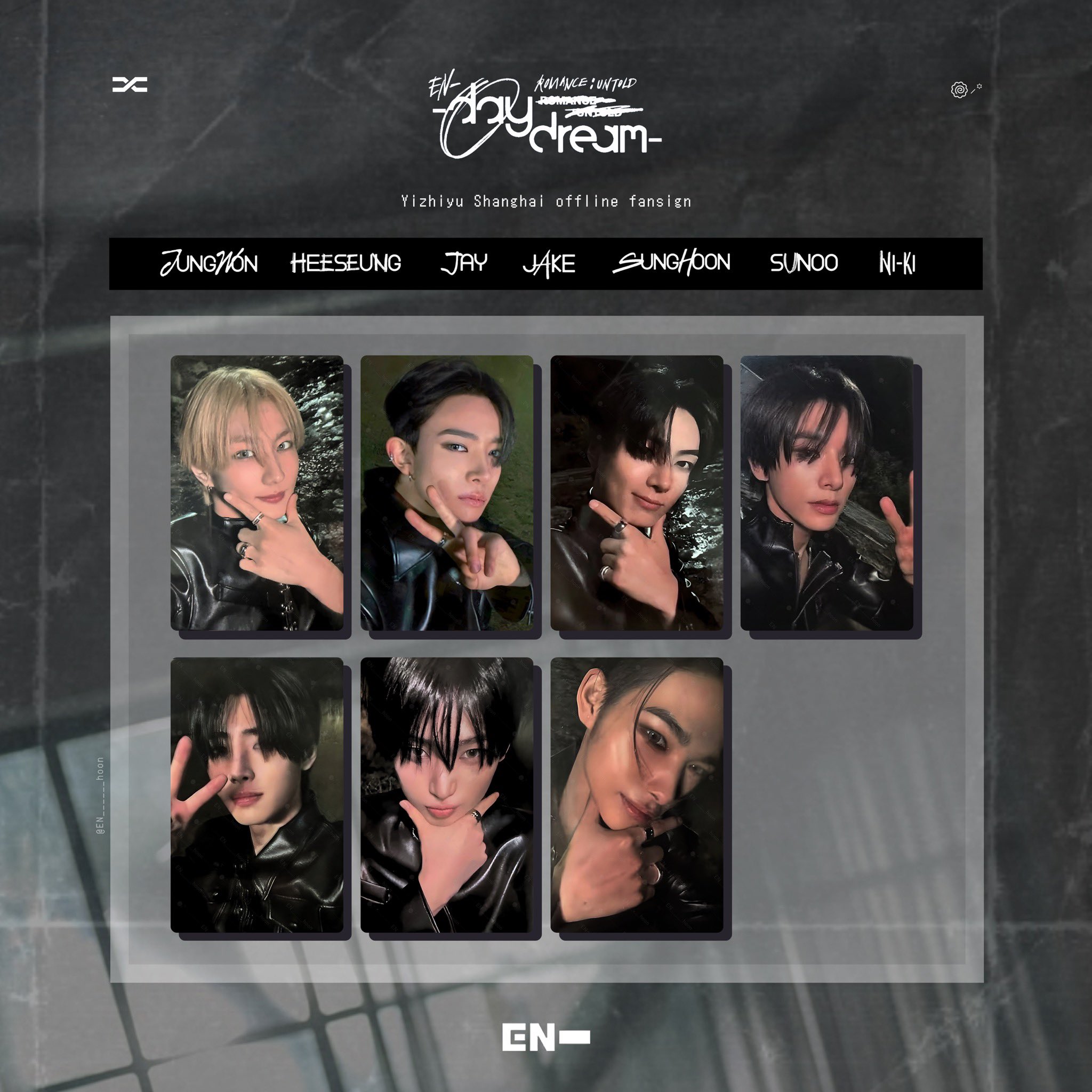 ENHYPEN romance untold 中華yzy 6.0トレカ セット ENHYPEN romance untold 中華yzy 6.0トレカ セット