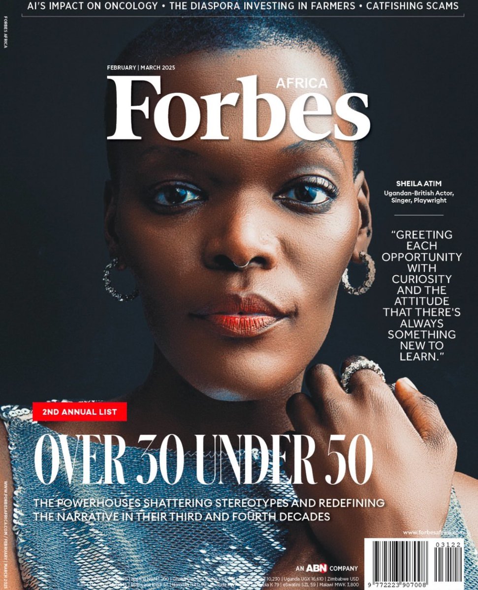 Kolokodess's tweet image. I’m on Forbes list!!🥹

(Argghh Somebody pinch me!)

Being named on the @forbesafrica over 30 Under 50 list is an incredible honor, and even more surreal knowing I’m the youngest on this list of trailblazers. What a beautiful way to usher my 30s in! I was going to wait till my…